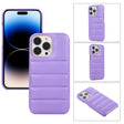 For  iPhone 15 Pro Max Down Jacket Airbag Shockproof Phone Case(Purple) - iPhone 15 Pro Max Cases by PMC TechLife | Online Shopping South Africa | PMC TechLife | Buy Now Pay Later Mobicred