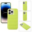 For iPhone 15 Pro Down Jacket Airbag Shockproof Phone Case(Teal) - iPhone 15 Pro Cases by PMC TechLife | Online Shopping South Africa | PMC TechLife | Buy Now Pay Later Mobicred