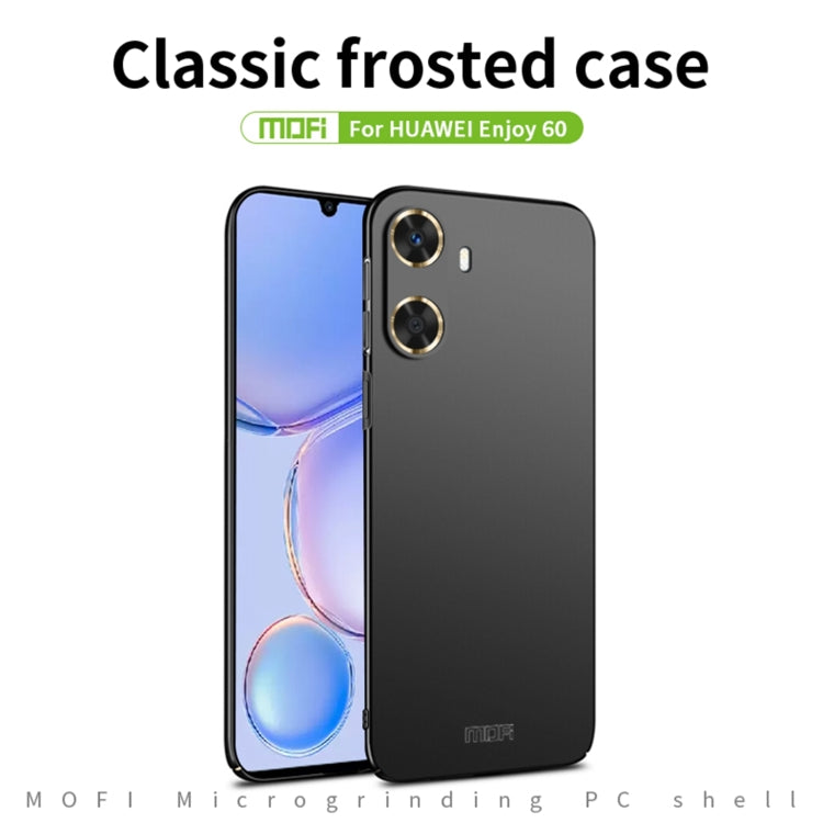 For Huawei Enjoy 60 MOFI Micro-Frosted PC Ultra-thin Hard Phone Case(Blue)
