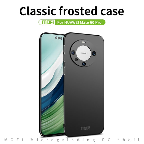 For Huawei Mate 60 Pro MOFI Micro-Frosted PC Ultra-thin Hard Phone Case(Blue)