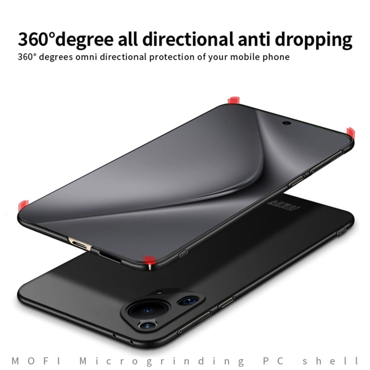 For Huawei Pura 70 Ultra / P70 Art MOFI Micro-Frosted PC Ultra-thin Hard Phone Case(Blue)