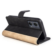 For Motolora Edge 5G 2024 Stitching Horizontal Flip Leather Phone Case(Black)