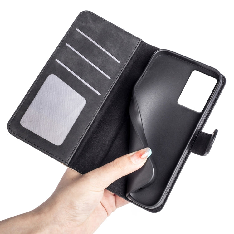For Motolora Edge 5G 2024 Stitching Horizontal Flip Leather Phone Case(Black)