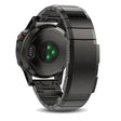 For Garmin Forerunner 965 22mm Titanium Alloy Quick Release Watch Band(Black) - Watch Bands by PMC TechLife | Online Shopping South Africa | PMC TechLife