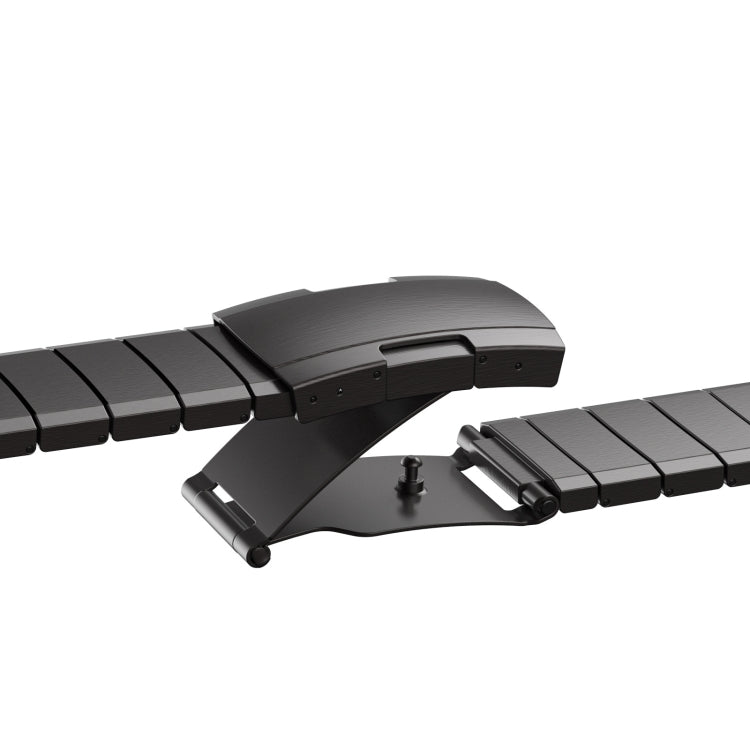 For Garmin Instinct 22mm Titanium Alloy Quick Release Watch Band(Black)