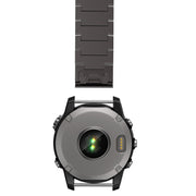For Garmin Instinct 22mm Titanium Alloy Quick Release Watch Band(Black)