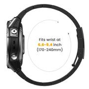 For Garmin Instinct 22mm Titanium Alloy Quick Release Watch Band(Black)