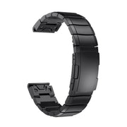 For Garmin Tactix 7 26mm Titanium Alloy Quick Release Watch Band(Black)