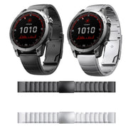 For Garmin Tactix 7 26mm Titanium Alloy Quick Release Watch Band(Sliver)