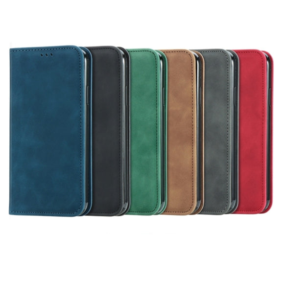 For iPhone 16e Retro Skin Feel Magnetic Flip Leather Phone Case(Black)