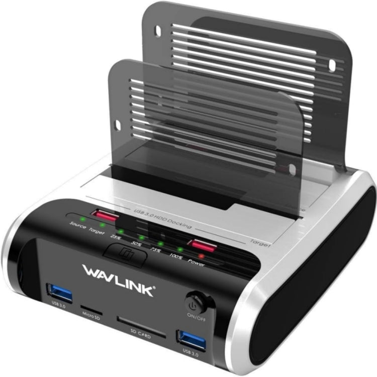 Wavlink ST336A SSD HDD Fast Offline Clone SATA  USB 3.0 External Hard Drive Case(AU Plug)