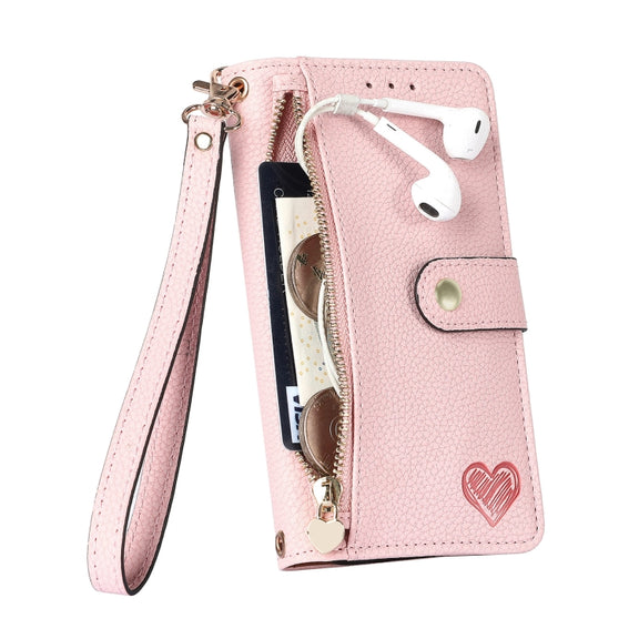 For DOOGEE X98 Pro / X98 Love Zipper Lanyard Leather Phone Case(Black)