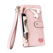 For DOOGEE X98 Pro / X98 Love Zipper Lanyard Leather Phone Case(Red)