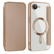 For iPhone 16e Shield MagSafe RFID Anti-theft Leather Phone Case(Desert Gold) - free shipping - PMC TechLife - Order now!