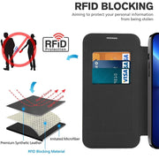 For iPhone 16e Shield MagSafe RFID Anti-theft Leather Phone Case(Brown)