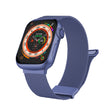 For Apple Watch 4 40mm Milan Double Magnetic Steel Mesh Watch Band(Blue) - free shipping - PMC TechLife - Order now!