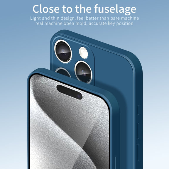 For iPhone 16 Pro PINWUYO Sense Series Liquid Silicone TPU Phone Case(Green)