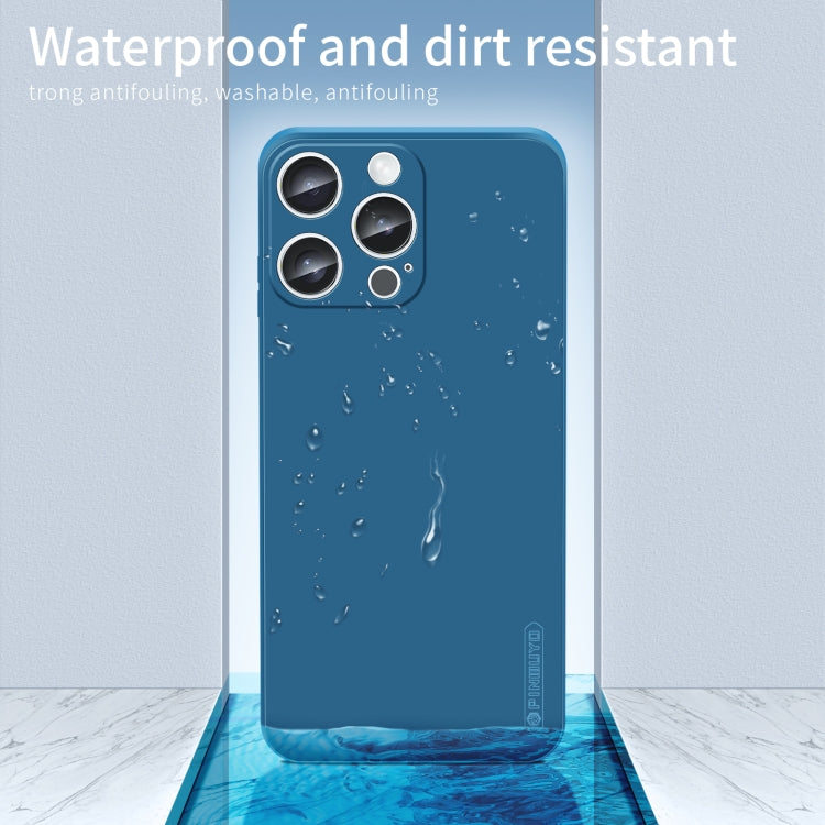 For iPhone 16 Pro PINWUYO Sense Series Liquid Silicone TPU Phone Case(Green)