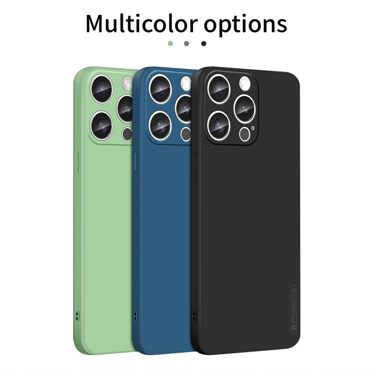 For iPhone 16 Pro PINWUYO Sense Series Liquid Silicone TPU Phone Case(Green)