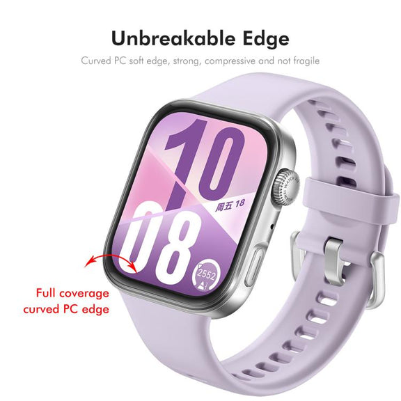 For Huawei Watch Fit 4 2pcs ENKAY 3D Full Coverage Soft PC Edge PMMA HD Screen Film