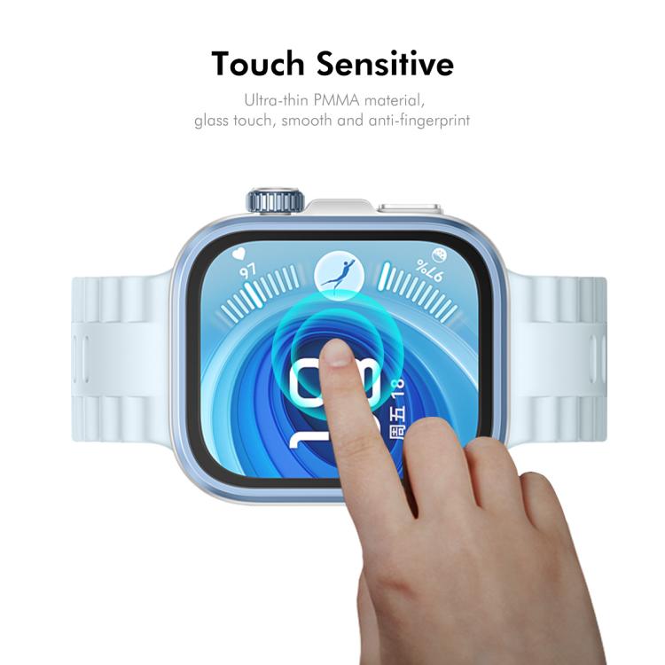 For Huawei Watch Fit 4 Pro 2pcs ENKAY 3D Full Coverage Soft PC Edge PMMA HD Screen Film