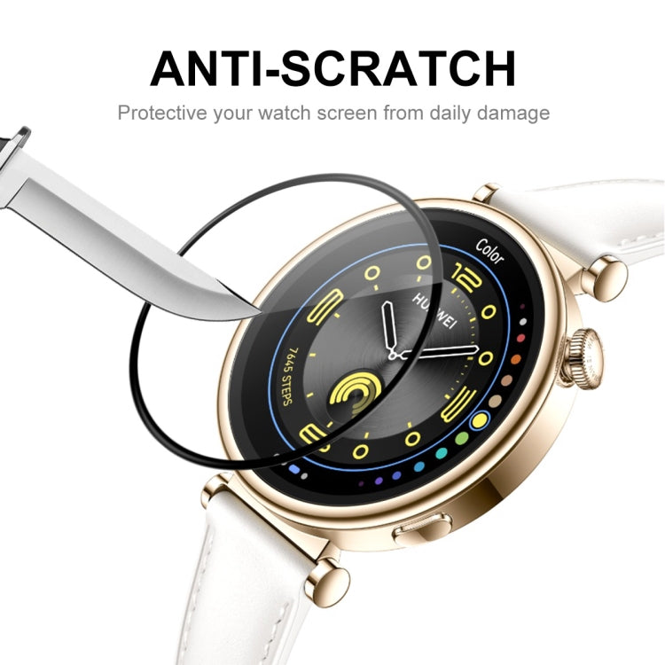 For Huawei Watch GT 4 41mm 5pcs ENKAY 3D Full Coverage Soft PC Edge PMMA HD Screen Film