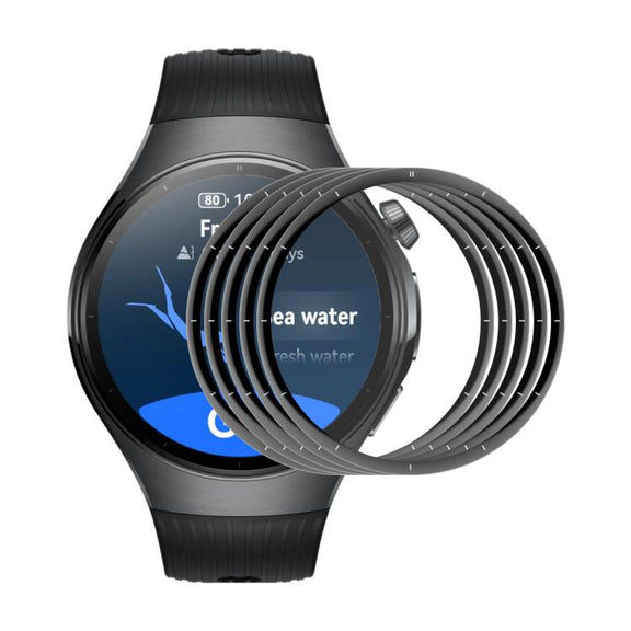 For Huawei Watch 5 46mm 5pcs ENKAY 3D Full Coverage Soft PC Edge PMMA HD Screen Film