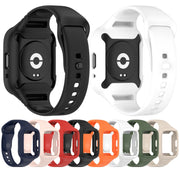 For Redmi Watch 3 Active Integrated Fully Enclosed Silicone Watch Band(Ivory White)