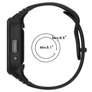 For Redmi Watch 3 Active Integrated Fully Enclosed Silicone Watch Band(Ivory White)