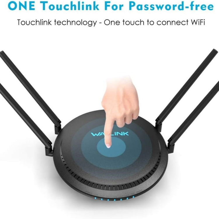 WAVLINK WN531P3 WAN / LAN Port Signal Booster Wireless Repeater AC1200 Wireless Routers, Plug:AU Plug