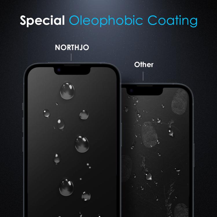 For iPhone 16e NORTHJO A++ Screen Protector Tempered Glass Film(Clear)