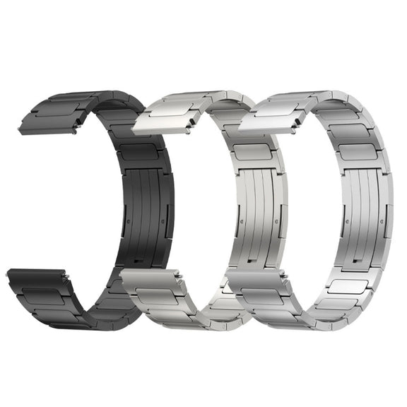 For Amazfit GTR 3 22mm I-Shaped Titanium Alloy Watch Band(Grey)