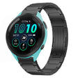 For Garmin Forerunner 265 22mm I-Shaped Titanium Alloy Watch Band(Black) - Watch Bands by PMC TechLife | Online Shopping South Africa | PMC TechLife