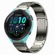 For Garmin Forerunner 265 22mm I-Shaped Titanium Alloy Watch Band(Grey) - Watch Bands by PMC TechLife | Online Shopping South Africa | PMC TechLife