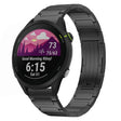 For Garmin Forerunner 255 22mm I-Shaped Titanium Alloy Watch Band(Black) - Watch Bands by PMC TechLife | Online Shopping South Africa | PMC TechLife