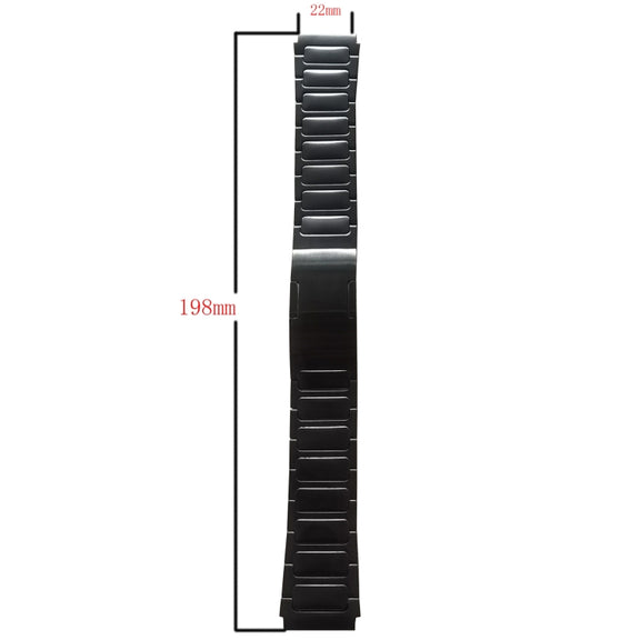 For Garmin Forerunner 255 22mm I-Shaped Titanium Alloy Watch Band(Sliver)