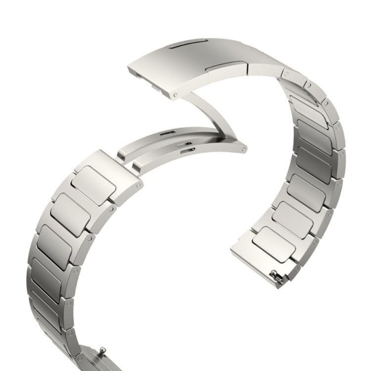 For Xiaomi Haylou RT2 LS10 22mm I-Shaped Titanium Alloy Watch Band(Grey)