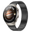For Huawei Watch 4 22mm I-Shaped Titanium Alloy Watch Band(Black) - Watch Bands by PMC TechLife | Online Shopping South Africa | PMC TechLife