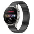 For Huawei Watch 3 Pro 22mm I-Shaped Titanium Alloy Watch Band(Black) - Watch Bands by PMC TechLife | Online Shopping South Africa | PMC TechLife | Buy Now Pay Later Mobicred