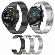 For Huawei Watch Ultimate 22mm I-Shaped Titanium Alloy Watch Band(Grey)