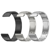 For Huawei Watch Buds 22mm I-Shaped Titanium Alloy Watch Band(Black)