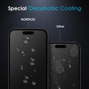 For iPhone 16 Pro Max NORTHJO A++ 0.3mm 28 Degree Privacy Screen Tempered Glass Film