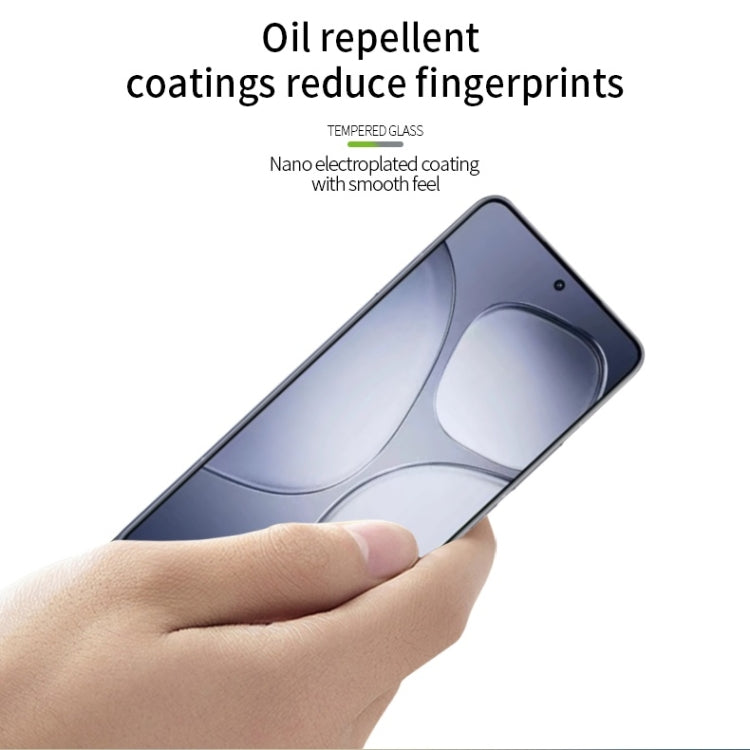 For Xiaomi Redmi K70 Ultra PINWUYO 9H 3D  Full Screen Explosion-proof Tempered Glass Film(Black)