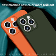 For iPhone 15 Pro Max MOFI Qin Series Skin Feel All-inclusive PC Phone Case(Orange)