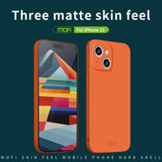 For iPhone 15 MOFI Qin Series Skin Feel All-inclusive PC Phone Case(Blue)