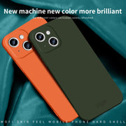 For iPhone 15 MOFI Qin Series Skin Feel All-inclusive PC Phone Case(Blue)