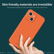 For iPhone 15 MOFI Qin Series Skin Feel All-inclusive Silicone Phone Case(Green)