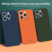 For iPhone 14 Pro MOFI Qin Series Skin Feel All-inclusive PC Phone Case(Pink)