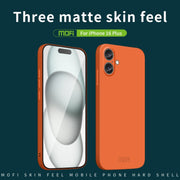 For iPhone 16 Plus MOFI Qin Series Skin Feel All-inclusive PC Phone Case(Gray)