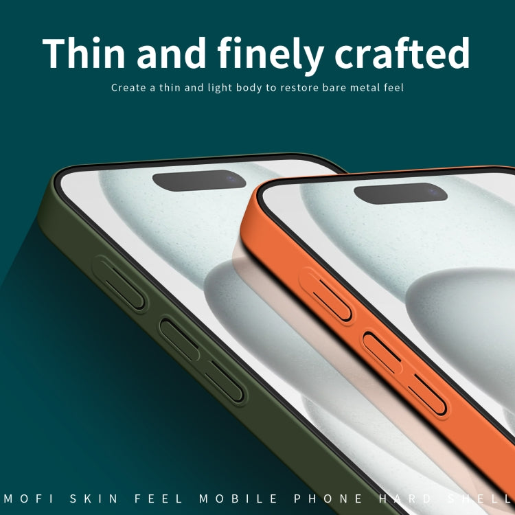 For iPhone 16 Plus MOFI Qin Series Skin Feel All-inclusive PC Phone Case(Gray)